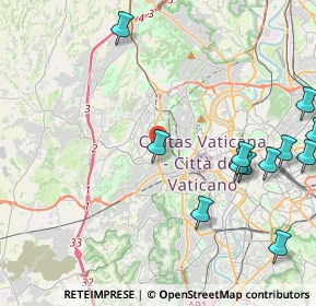 Mappa Via della Pineta Sacchetti, 00100 Roma RM, Italia (5.94077)