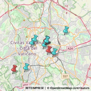 Mappa Via Collina, 00187 Roma RM, Italia (2.81727)
