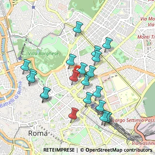 Mappa Piazza Sallustio, 00187 Roma RM, Italia (0.9805)