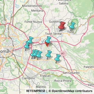 Mappa Via Bussi sul Tirino, 00132 Roma RM, Italia (6.9)
