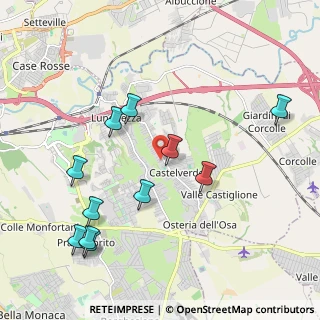 Mappa Via Bussi sul Tirino, 00132 Roma RM, Italia (2.35727)