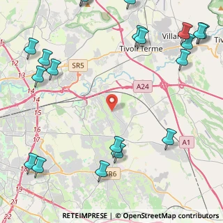 Mappa Via Bussi sul Tirino, 00132 Roma RM, Italia (6.988)