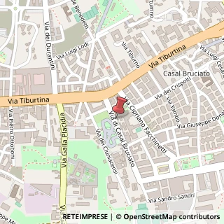 Mappa Via di Casal Bruciato, 15, 00159 Roma, Roma (Lazio)