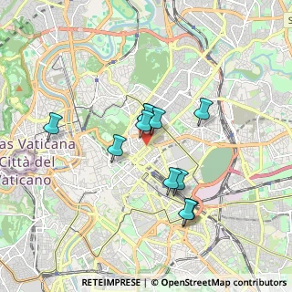 Mappa Via Bezzecca, 00185 Roma RM, Italia (1.50909)