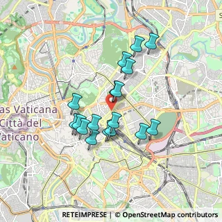 Mappa Via Bezzecca, 00185 Roma RM, Italia (1.54882)