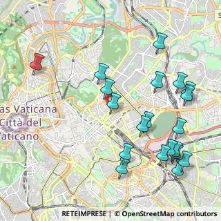 Mappa Via Bezzecca, 00185 Roma RM, Italia (2.5645)
