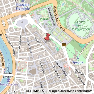 Mappa Via Margutta, 51, 00187 Roma, Roma (Lazio)