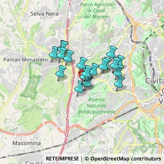Mappa Via di Vallelunga, 00166 Roma RM, Italia (1.252)