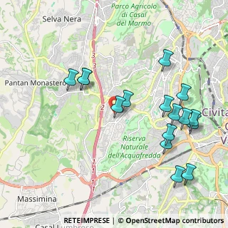 Mappa Via di Vallelunga, 00166 Roma RM, Italia (2.32375)