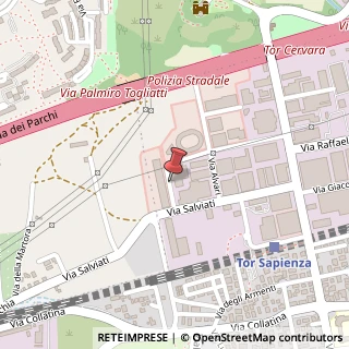 Mappa Via Teofilo Patini, 12, 00155 Roma, Roma (Lazio)