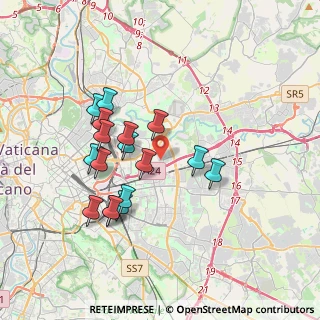 Mappa Via Orsogna, 00155 Roma RM, Italia (3.51235)