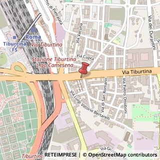 Mappa Via Tiburtina, 354, 00159 Roma, Roma (Lazio)