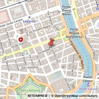 Mappa Via valadier 36, 00193 Roma, Roma (Lazio)