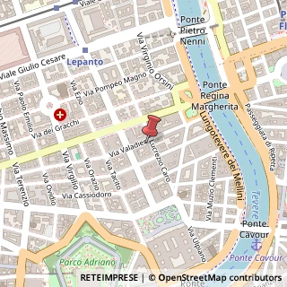 Mappa Via Valadier, 37, 00193 Roma, Roma (Lazio)