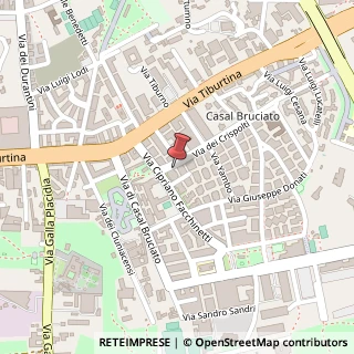 Mappa Via dei Crispolti, 4, 00159 Roma, Roma (Lazio)