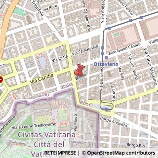 Mappa Via degli Scipioni, 8, 00192 Roma, Roma (Lazio)