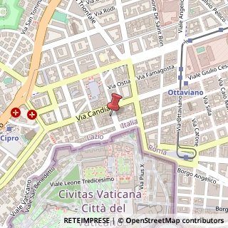 Mappa Via Santamaura, 15, 00192 Roma, Roma (Lazio)