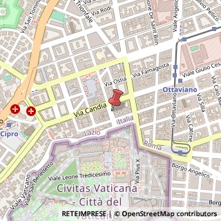 Mappa Via Santamaura, 18, 00192 Roma, Roma (Lazio)