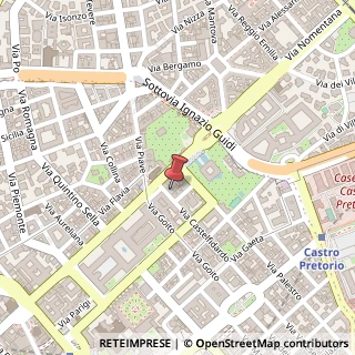 Mappa Via Castelfidardo, 8, 00185 Roma, Roma (Lazio)