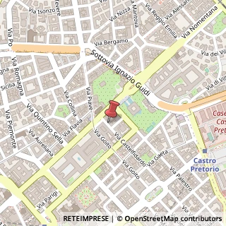 Mappa Via Castelfidardo, 10, 00185 Roma, Roma (Lazio)