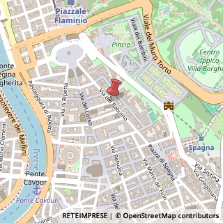 Mappa Via del babuino 158, 00187 Roma, Roma (Lazio)