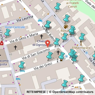 Mappa Via San Giacomo, 00187 Roma RM, Italia (0.089)