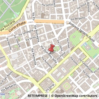 Mappa Via Quintino Sella, 51, 00187 Roma, Roma (Lazio)
