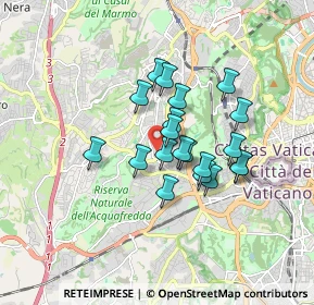 Mappa Via Fausta Labia, 00168 Roma RM, Italia (1.357)