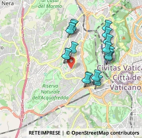 Mappa Via Fausta Labia, 00168 Roma RM, Italia (1.71765)