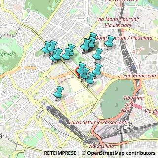 Mappa Viale Regina Elena, 00100 Roma RM, Italia (0.7175)