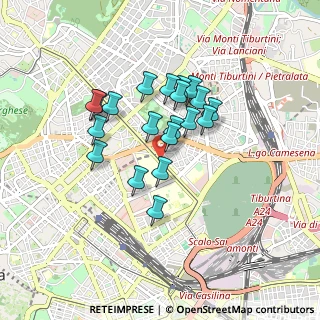 Mappa Viale Regina Elena, 00100 Roma RM, Italia (0.7235)