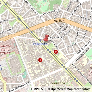Mappa Viale Regina Elena, 287/A, 00161 Roma, Roma (Lazio)