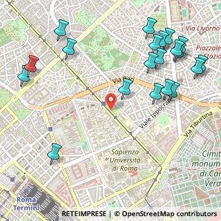 Mappa Viale Regina Elena, 00100 Roma RM, Italia (0.7345)