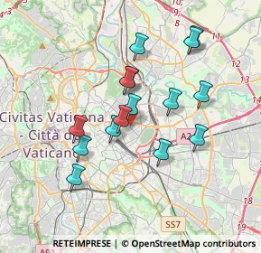Mappa Viale Regina Elena, 00100 Roma RM, Italia (3.35333)