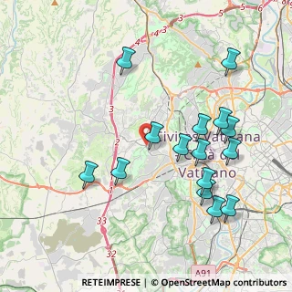 Mappa Via di Boccea, 00168 Roma RM, Italia (4.38733)