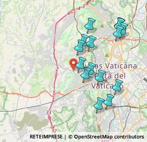 Mappa Via di Boccea, 00168 Roma RM, Italia (3.98267)