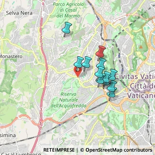 Mappa Via di Boccea, 00168 Roma RM, Italia (1.52833)