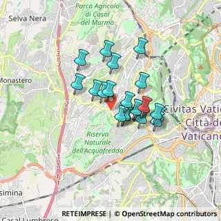 Mappa Via di Boccea, 00168 Roma RM, Italia (1.314)