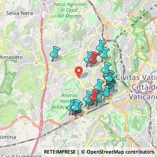 Mappa Via di Boccea, 00168 Roma RM, Italia (1.747)