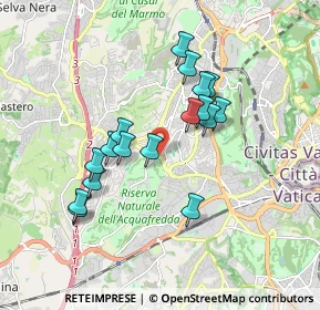 Mappa Via di Boccea, 00168 Roma RM, Italia (1.65118)