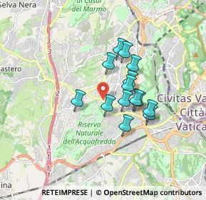 Mappa Via di Boccea, 00168 Roma RM, Italia (1.32786)
