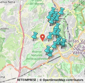 Mappa Via di Boccea, 00168 Roma RM, Italia (1.69)