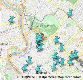 Mappa Viale della Trinità dei Monti, 00187 Roma RM, Italia (1.214)