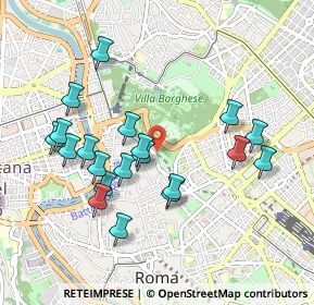 Mappa Viale della Trinità dei Monti, 00187 Roma RM, Italia (0.999)