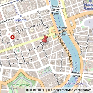 Mappa Via Lucrezio Caro, 65, 00193 Roma, Roma (Lazio)