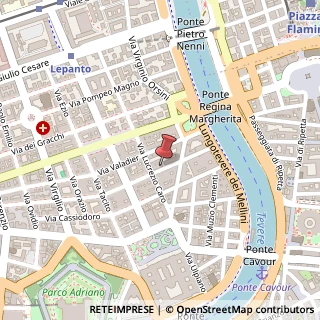 Mappa Via Ennio Quirino Visconti, 61, 00193 Roma, Roma (Lazio)