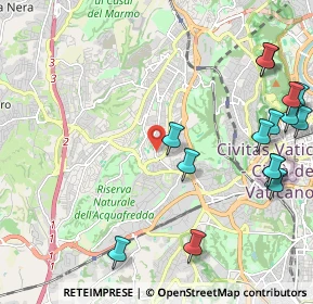 Mappa Via Antonio Gandusio, 00168 Roma RM, Italia (2.91733)