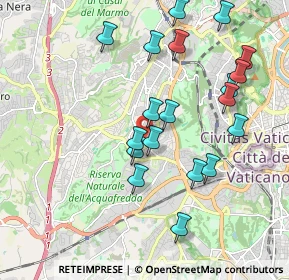 Mappa Via Antonio Gandusio, 00168 Roma RM, Italia (2.08105)