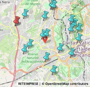 Mappa Via Antonio Gandusio, 00168 Roma RM, Italia (2.4275)