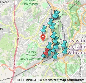 Mappa Via Antonio Gandusio, 00168 Roma RM, Italia (1.61667)